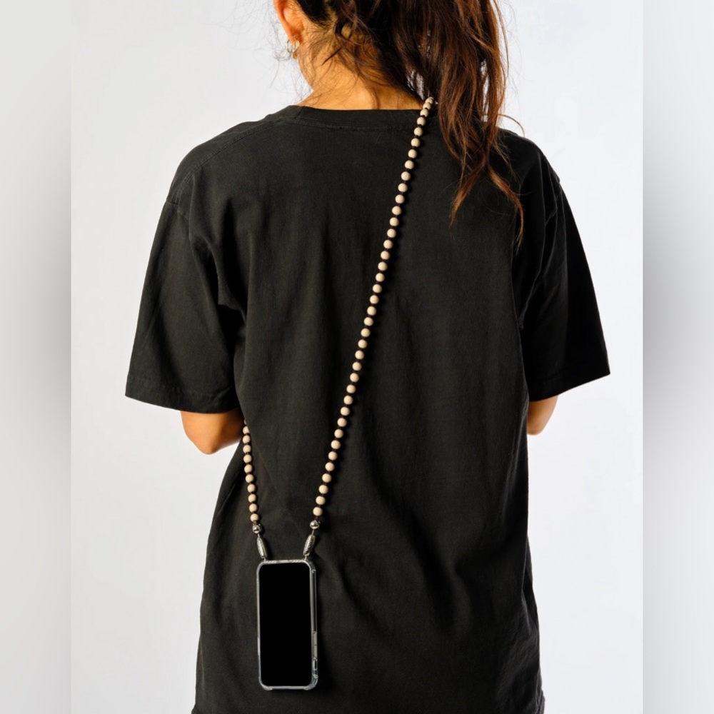 OSSA — phone case and beaded cross body strap